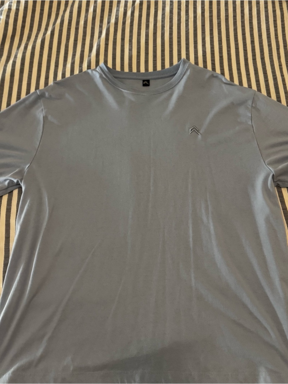 ONER Blue Crew Neck workout tee
